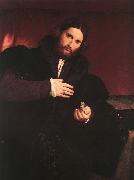 Lorenzo Lotto Man with a Golden Paw oil